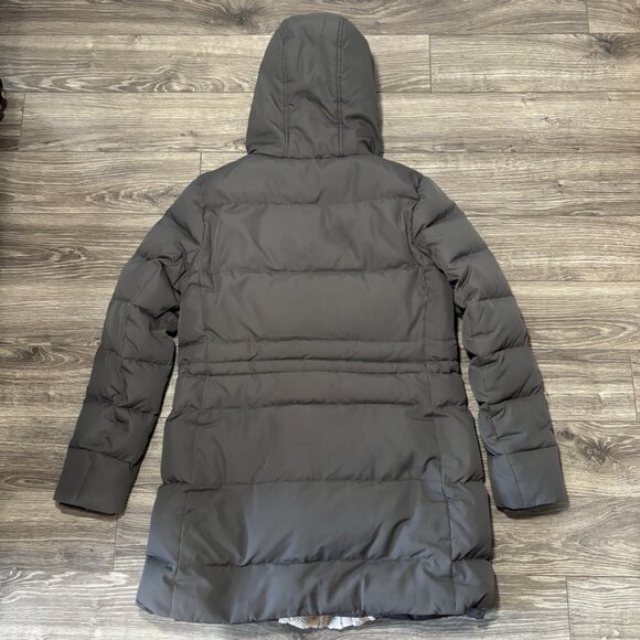 Ralph Lauren Polo Gray Women's M Winter Parka Jacket Duck Down Feather Hooded - Picture 15 of 15